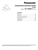 Panasonic CF-VEBD11AU Operating instructions