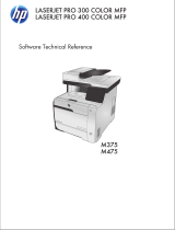 HP 300 MFP M375nw User manual