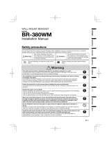 Mitsubishi Electric BR-380WM Installation guide