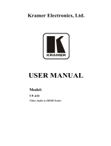 Kramer Electronics VP-410 User manual