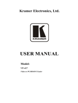 Kramer VP-417 User manual