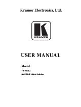 Kramer Electronics VS-66H3 User manual
