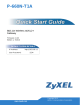 ZyXEL Communications P-660N-T1A User manual