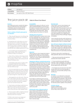 Mophie Juice Pack Air User manual