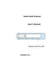 Avision MiWand 2 Pro User manual