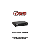 TV One 1T-DA-564 User manual