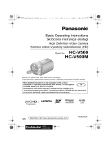 Panasonic HCV500EP Operating instructions