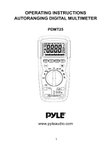 Pyle Digital Multimeter Operating instructions