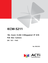 ACTi KCM-5211 User manual