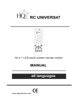 HQ RC UNIVERS47 User manual
