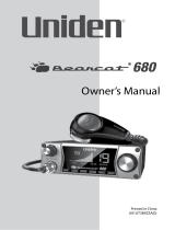 Uniden BEARCAT 680 User guide