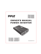 PYLE Audio Power Inverter 4000W User manual