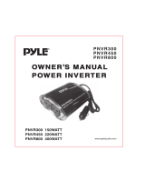 Pyle Power Inverter 300W Owner's manual