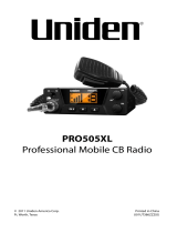 Uniden PRO505XL Owner's manual