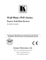 Kramer Electronics WA-1XLF User manual