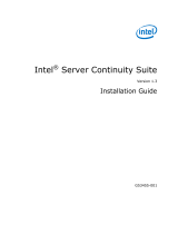 Intel SCSADVBACKUP Installation guide