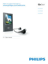 Philips GoGEAR Ariaz 8GB User manual