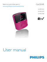 Philips SA4RGA04KF User manual