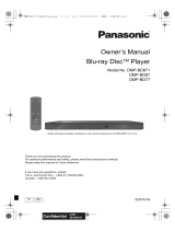 Panasonic DMP-BD77 Owner's manual