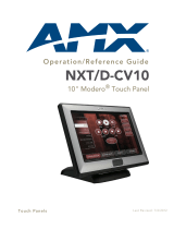 AMX modero NXT-CV10 Specification