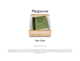 Mariner Software MacJournal 6.0, 1u, (NL / UK, DE, FR, IT, ES, JP) User guide