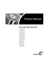 Seagate Barracuda 7200.7 SATA User manual