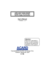 Acard BD/DVD/CD Duplicator User manual