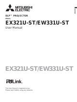 Mitsubishi DLP EX321U-ST User manual