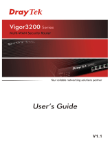 Draytek VIGOR3200 User guide