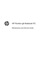 HP (Hewlett-Packard) Pavilion g6-2100 Notebook PC series User manual