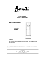 Avanti WD363P User manual