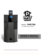 Pyle PHST94IPCW Owner's manual