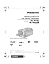 Panasonic HC-V700M Owner's manual