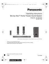 Panasonic SC-BTT282 Owner's manual