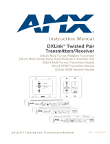 AMX AVB-WP-TX-MULTI-DXLINK User manual
