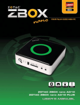 Zotac ZBOX nano AD10 User manual