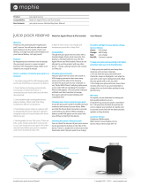 Mophie Powerstation Reserve User manual