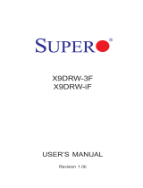 Supermicro X9DRW-3F User manual