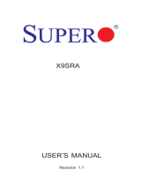 Supermicro Supero X9SRA User manual