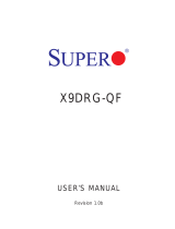 Supermicro X9DRG-QF User manual