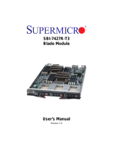 Supermicro Processor Blade SBI-7427R-T3 User manual