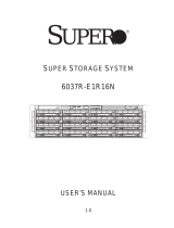 Supermicro SuperServer 6037R-E1R16N User manual