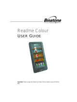 Binatone ReadMe Colour User manual