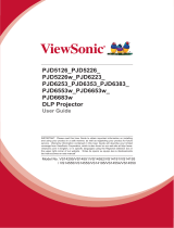 ViewSonic PJD6383 User manual