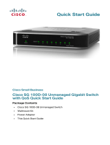 Cisco Cisco SD2008 8-port 10 100 1000 Gigabit User manual