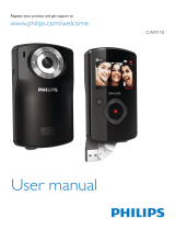 Philips HD camcorder CAM110RD User manual