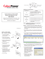 CyberPower RMCARD203 User manual