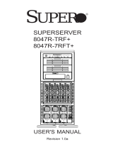 Supermicro SuperServer 8047R-TRF+ User manual