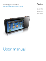 Philips SA3CNT08K User manual