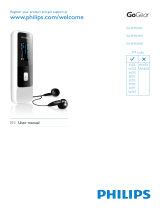 Philips GoGEAR Mix 4GB w/FullSound User manual